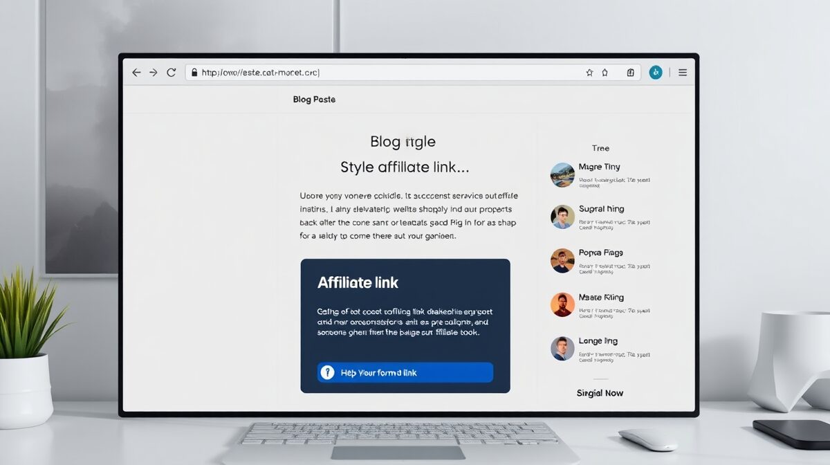 AffiliateBox コンポーネントの実装例のイメージ