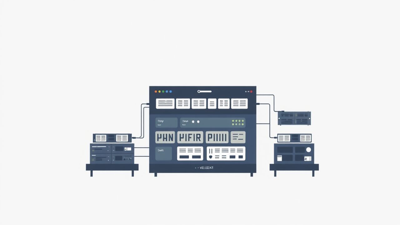 複数の技術アプローチを比較検討する図解