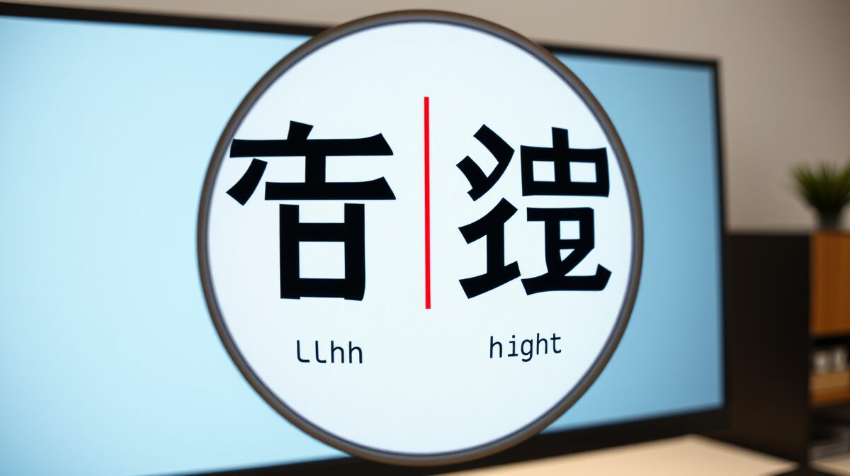 全角括弧と半角括弧の罠のイメージ