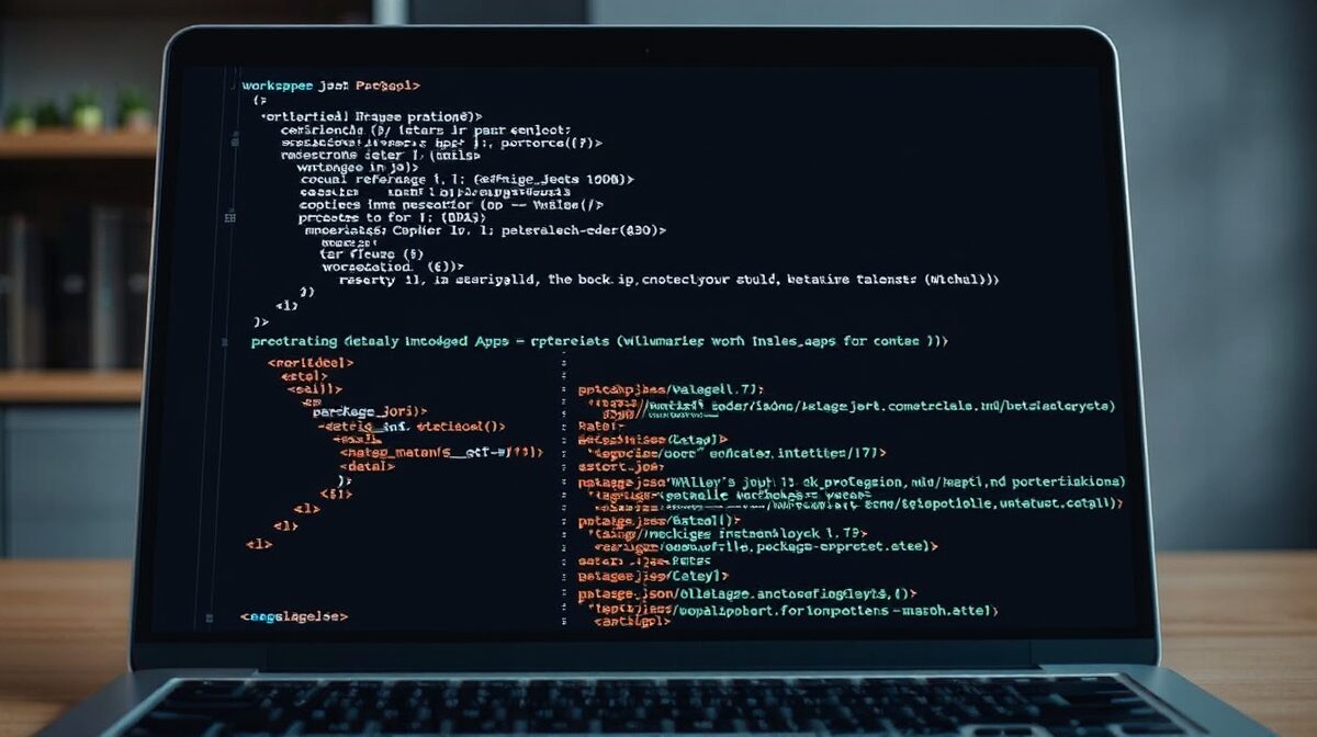 各アプリの package.json 設計のイメージ