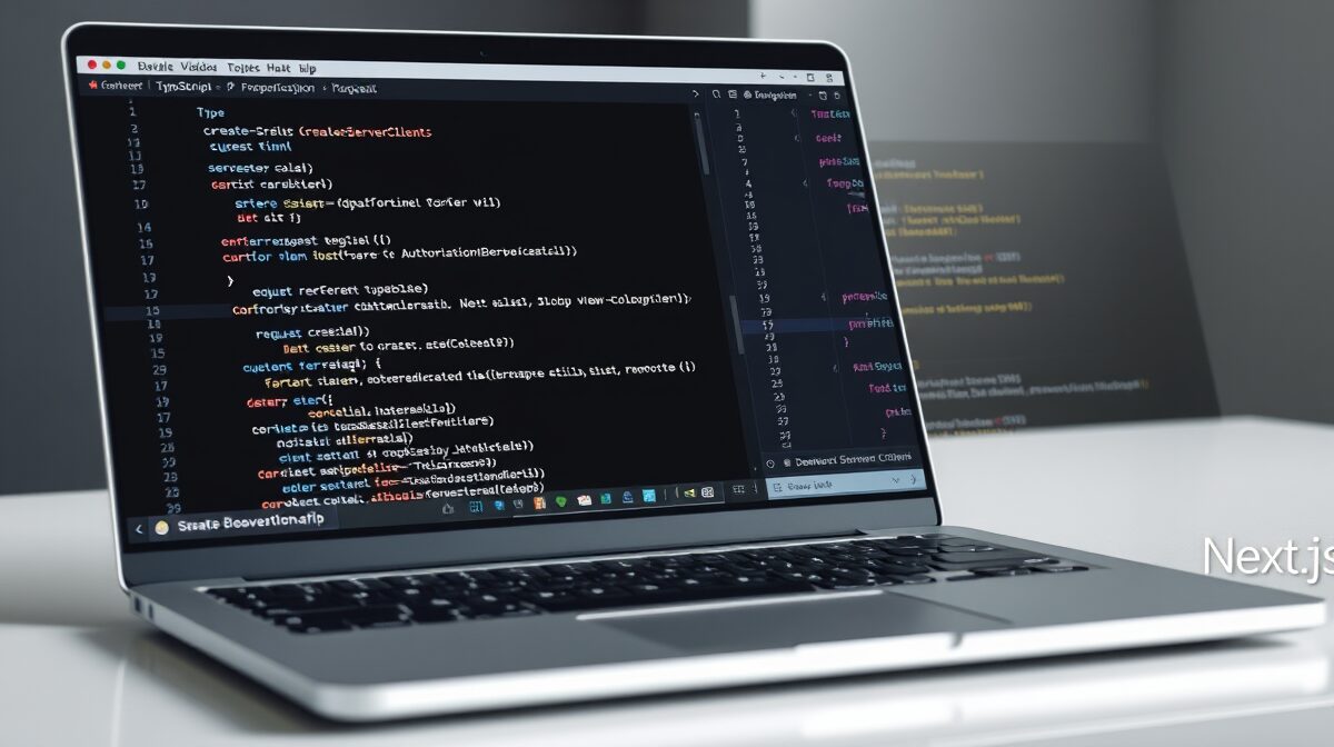 Next.js App Router でのサーバークライアント設定のイメージ