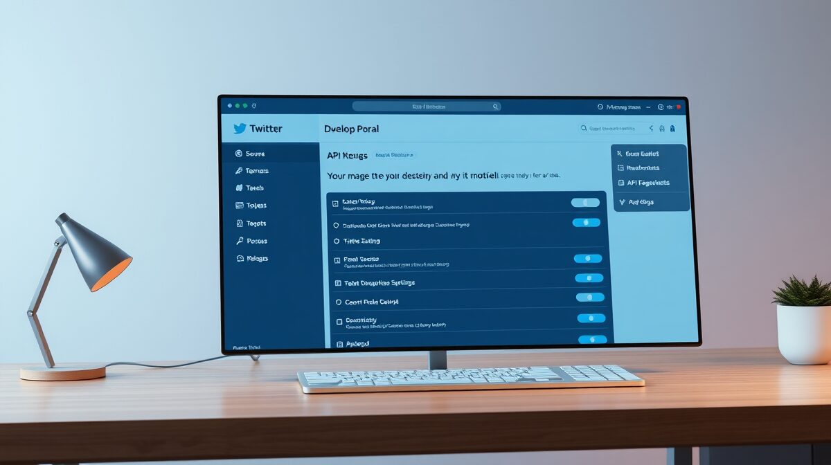 X Developer Portal でのアプリ設定手順のイメージ